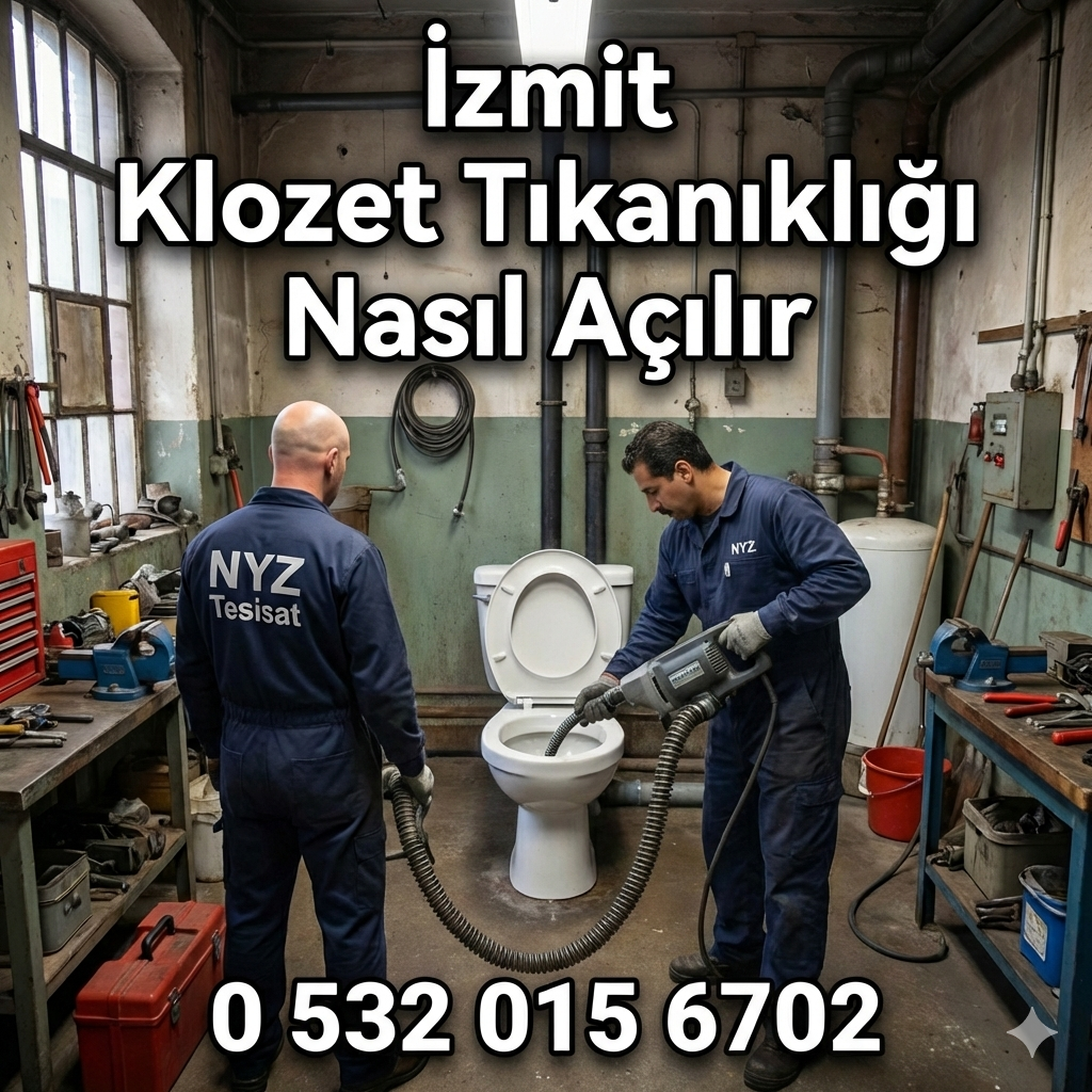 İzmit Klozet Tıkanıklığı Nasıl Açılır